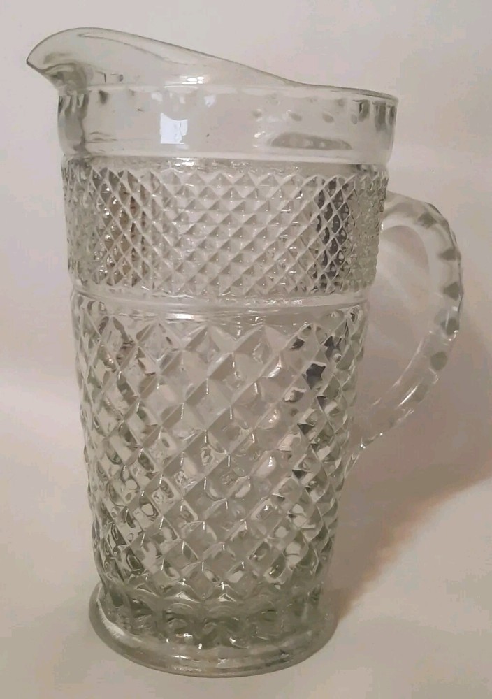 Anchor Hocking 'Wexford' Pattern Depression Glass 44 oz Pitcher