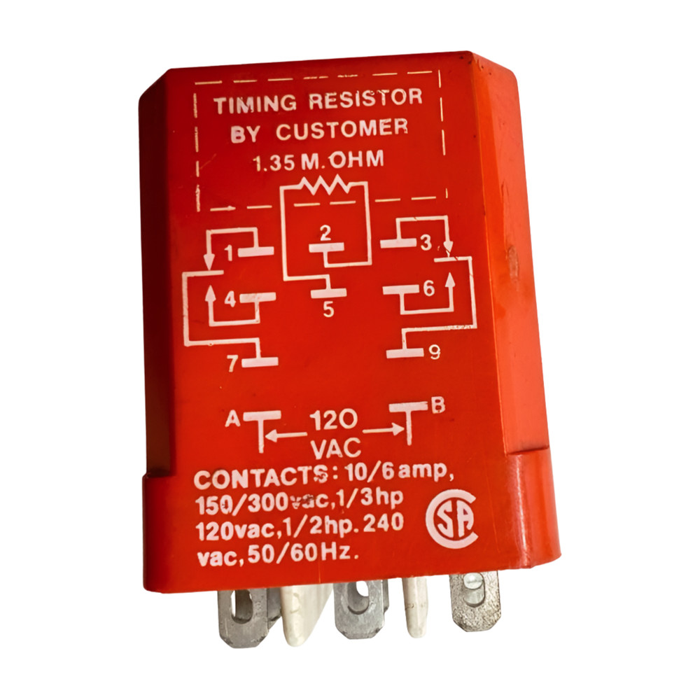 National Controls K1F-10-561 Solid State Timer, Range .1-10 sec. 10/6A, 150/300V