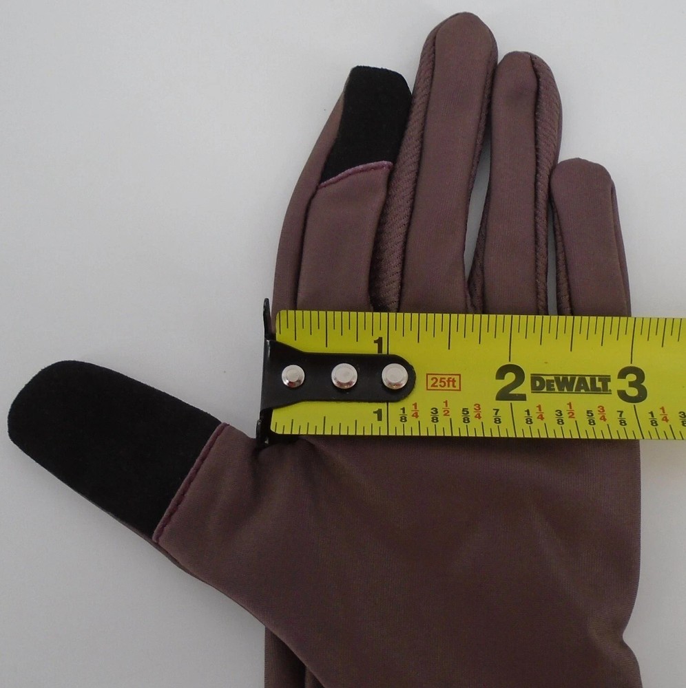 Nike Lightweight Tech Gloves Women's Medium Touch Screen Dark Wine/Silver