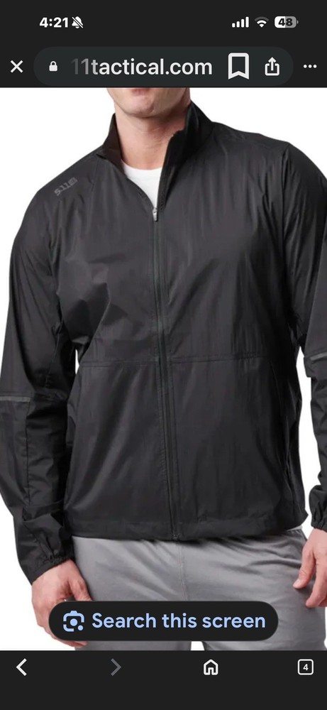 511 Tactical PT R Packable Ripstop Small Jacket
