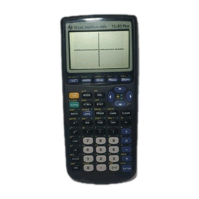 Texas Instruments TI-83 Plus Graphing Calculator Tested Working