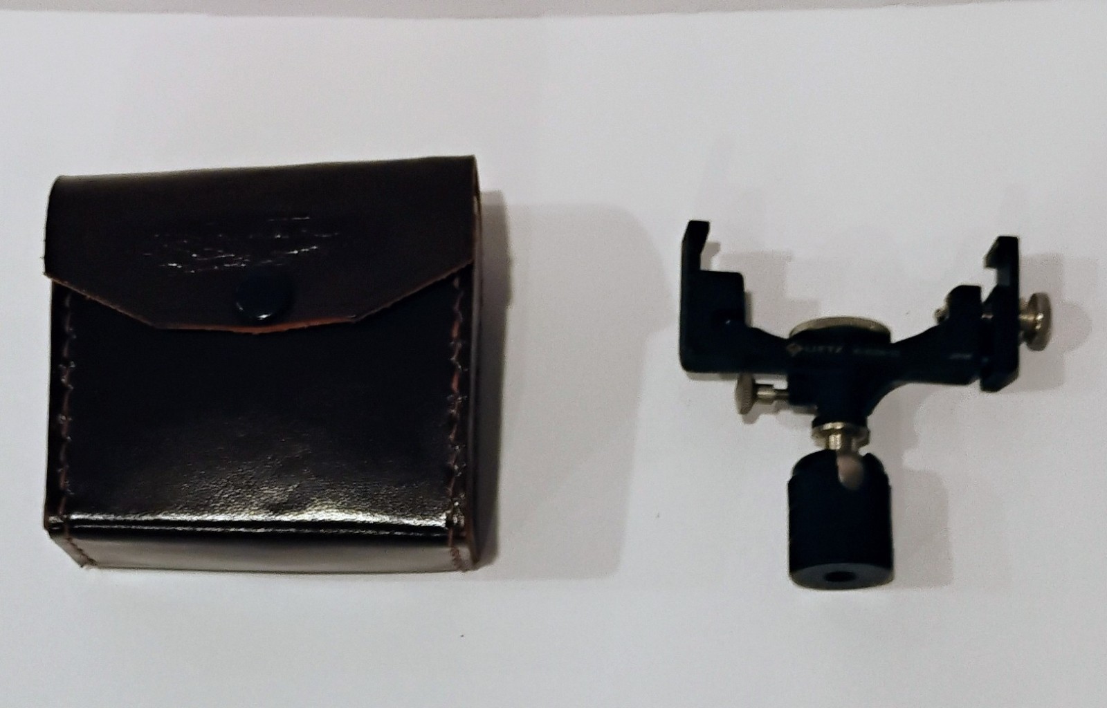 Lietz Pocket Transit Mount No. 8028-22 W/ Leather Case Vintage Japan