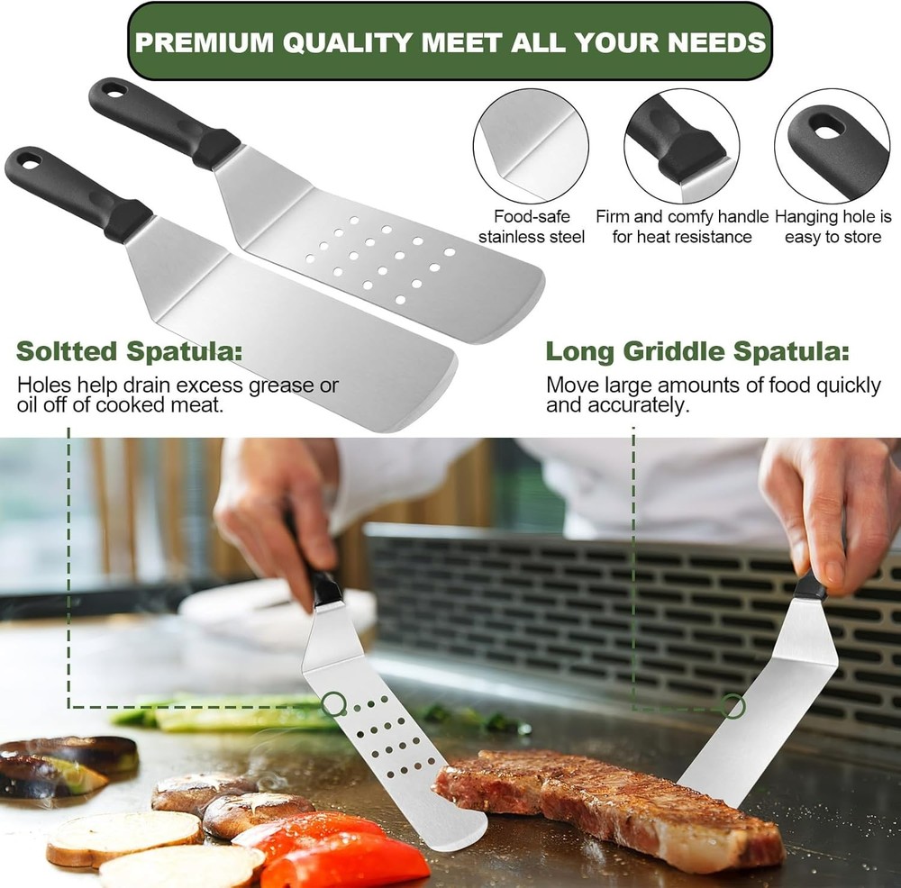 35PCS Griddle Accessories Kit, Flat Top Grill Accessories Set for Blackstone ...