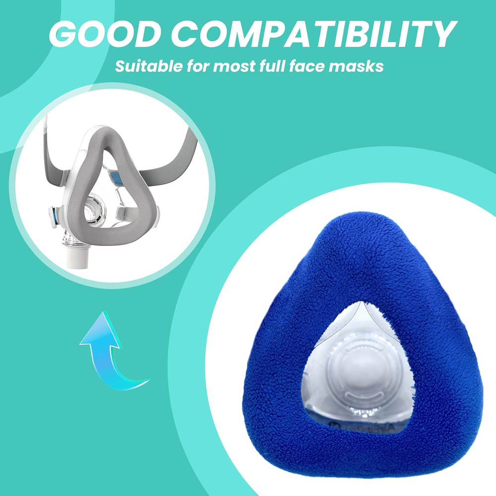 4-Pack Medium Mask Liners Compatible with Cpap' Masks Cushion Comfortable Reusab
