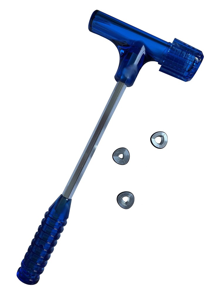 Impact Bullet Puller with 3 Different Expandable Collets (Pack of 1 Set) Blue