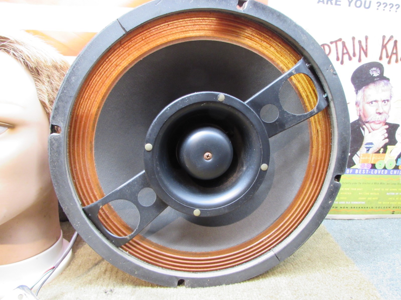 ESTATE* VTG HEATHKIT AS-183 COAXIAL 2-WAY 12" SPEAKERS w/HiFreq. Controls~VIDEOS