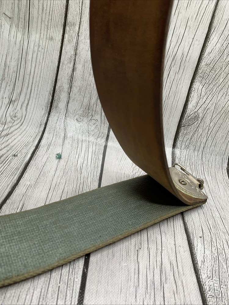 RED IMP Leather Razor Strop Strap BARBER SHARPENING Clip 2-Sections