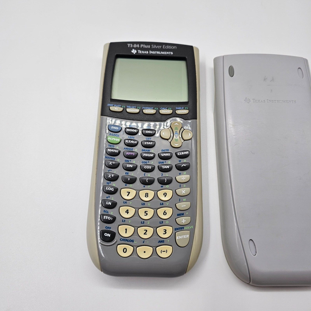 Texas Instruments TI-84 Plus Silver Edition Graphing Calculator tested.