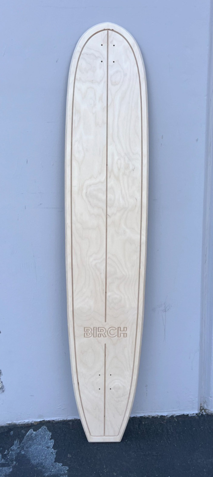 DIY Longboard Skateboard by BIRCH Longboards Raw Skate Blank