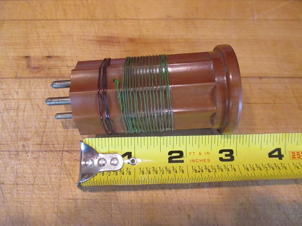 Hammarlund 1.5" plug-in coil shortwave