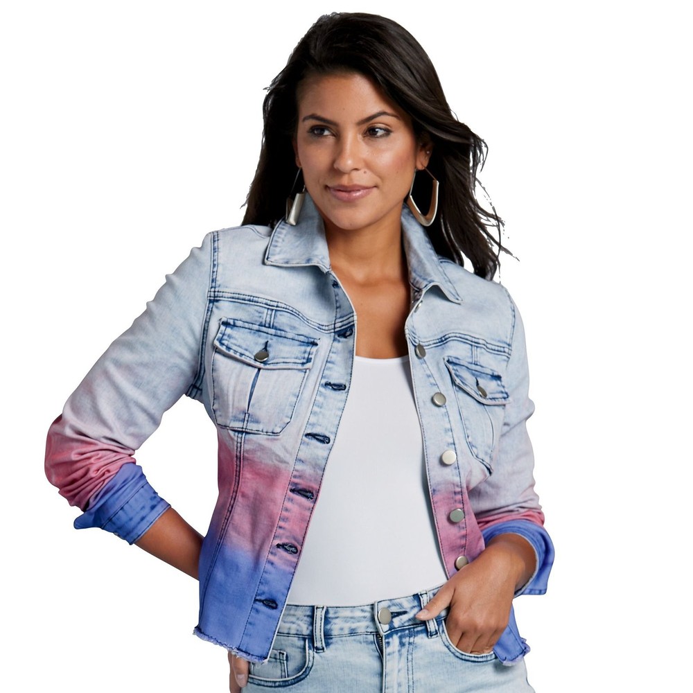Masseys® Acid Wash Jean Jacket