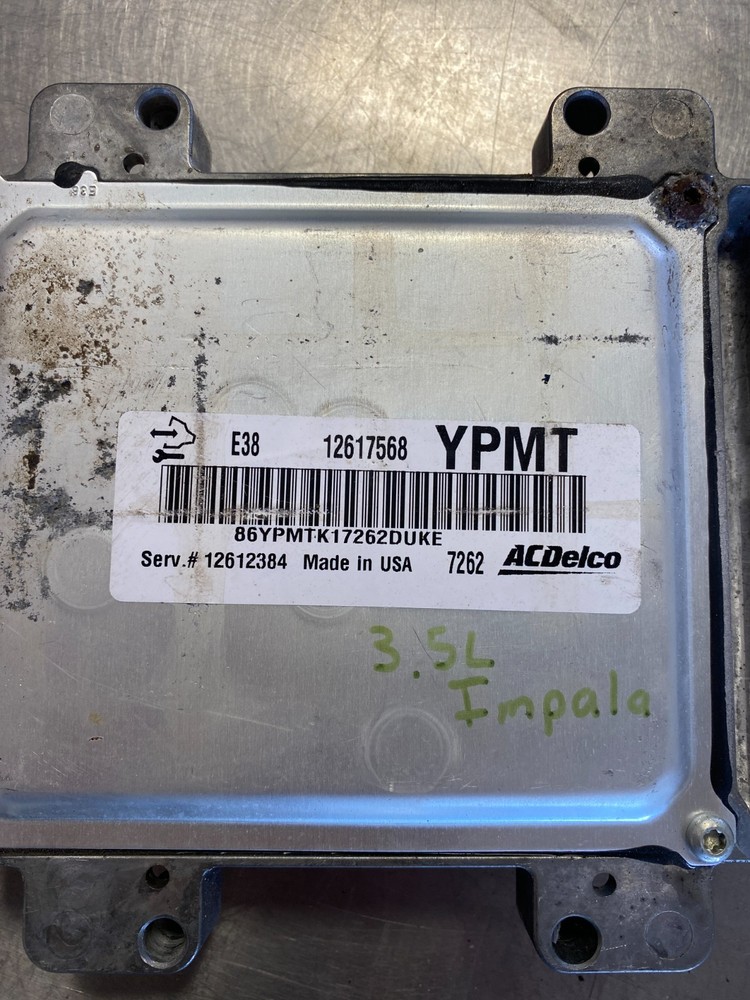 2008-09 Chevrolet Impala 3.5L Engine Computer Control Module ECM 12617568 OEM
