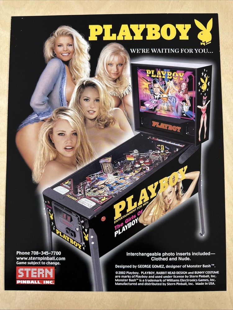 Stern Playboy Pinball Flyer