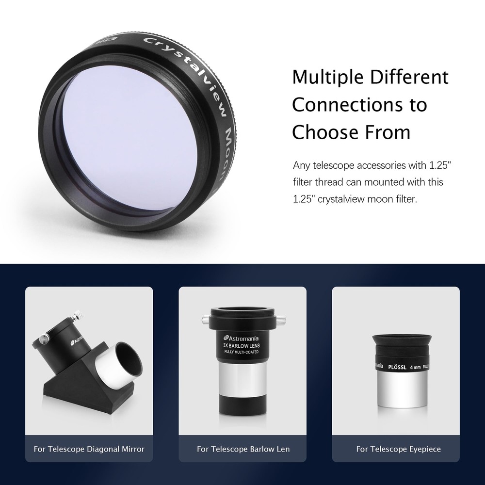 1.25" Crystalview Moon Filter