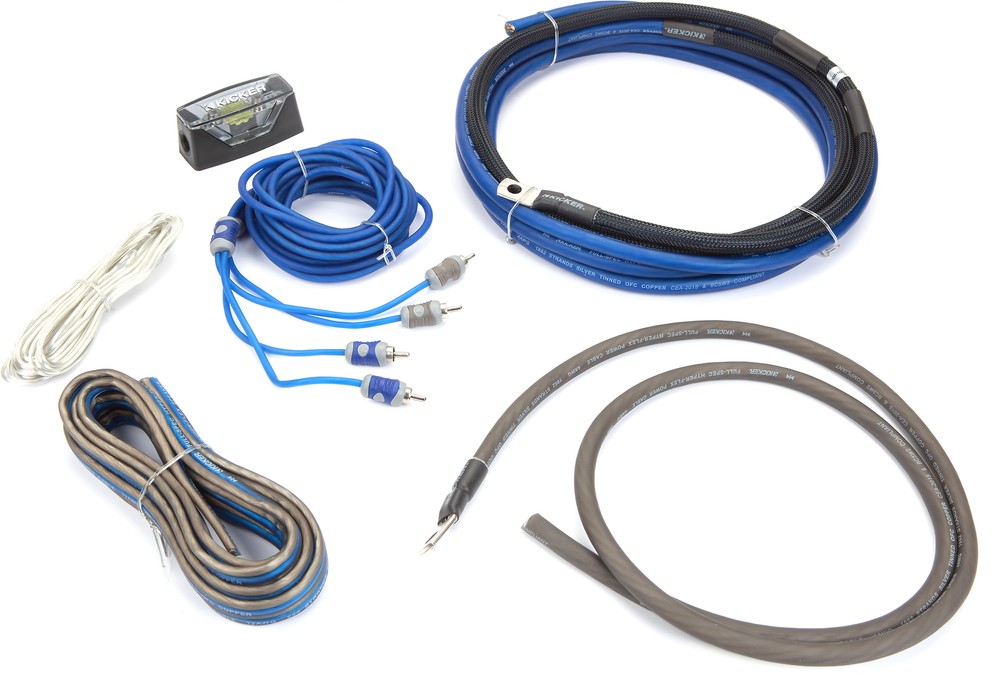 Kicker 46CK4 4 AWG Amp Kit w/ RCA