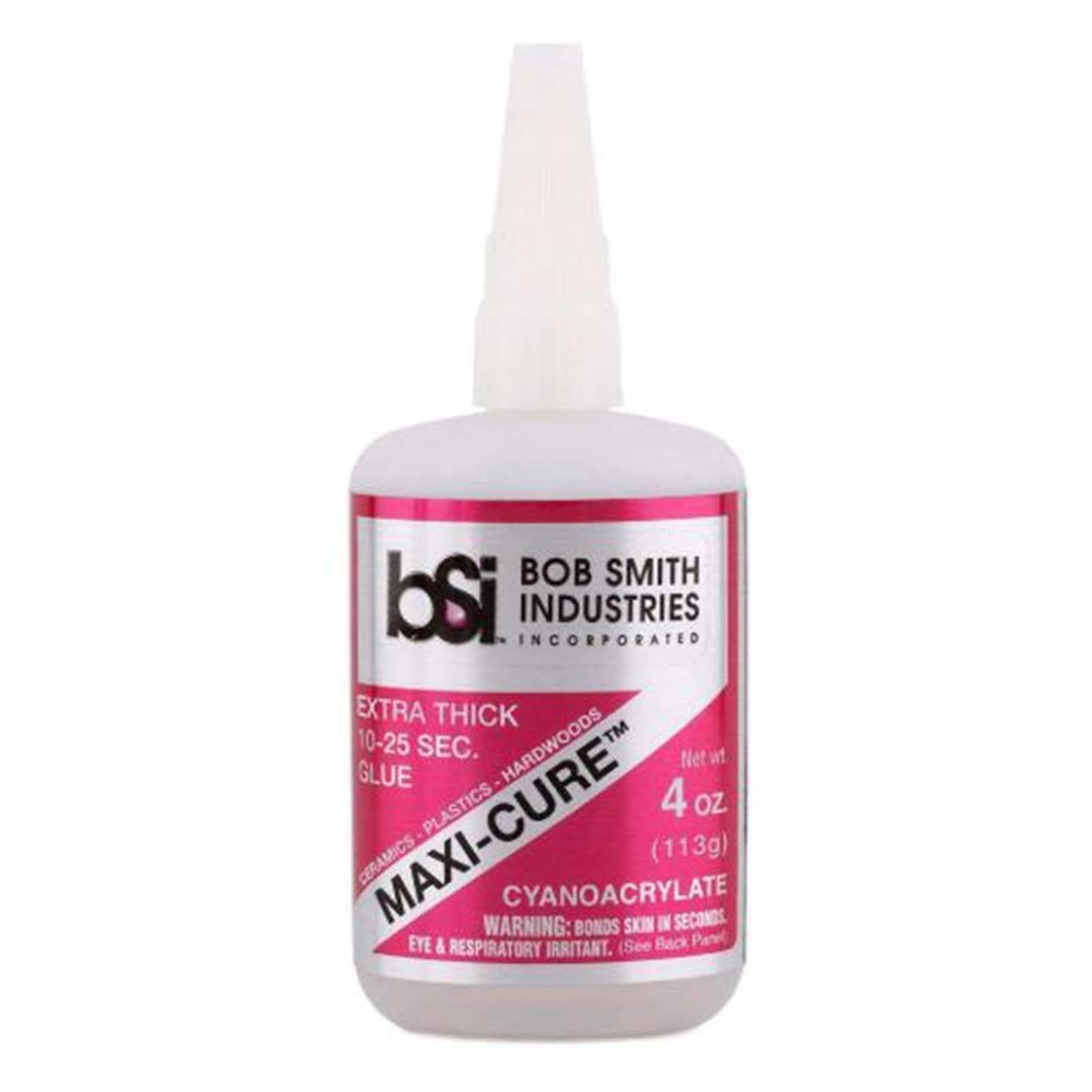 Bob Smith Maxi-Cure Extra Thick CA Pocket Super Glue 4oz NEW
