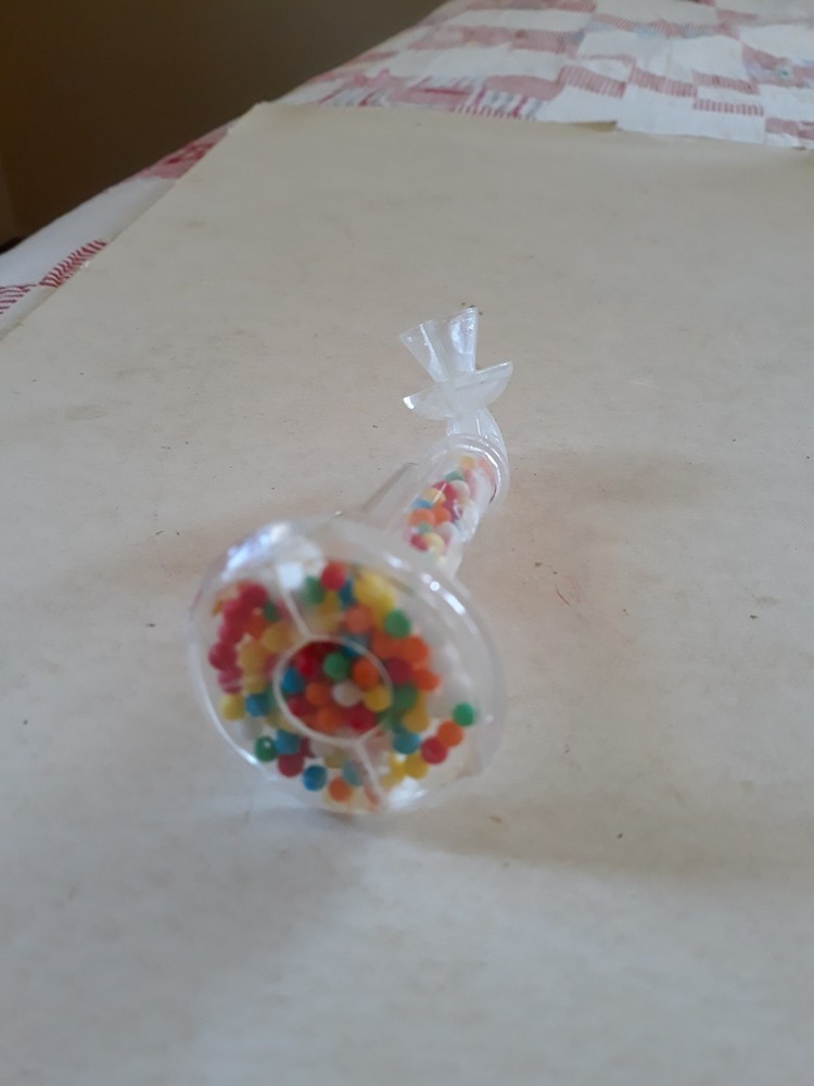 Vtg Figural Candy Container - Old Telephone with Candy Inside