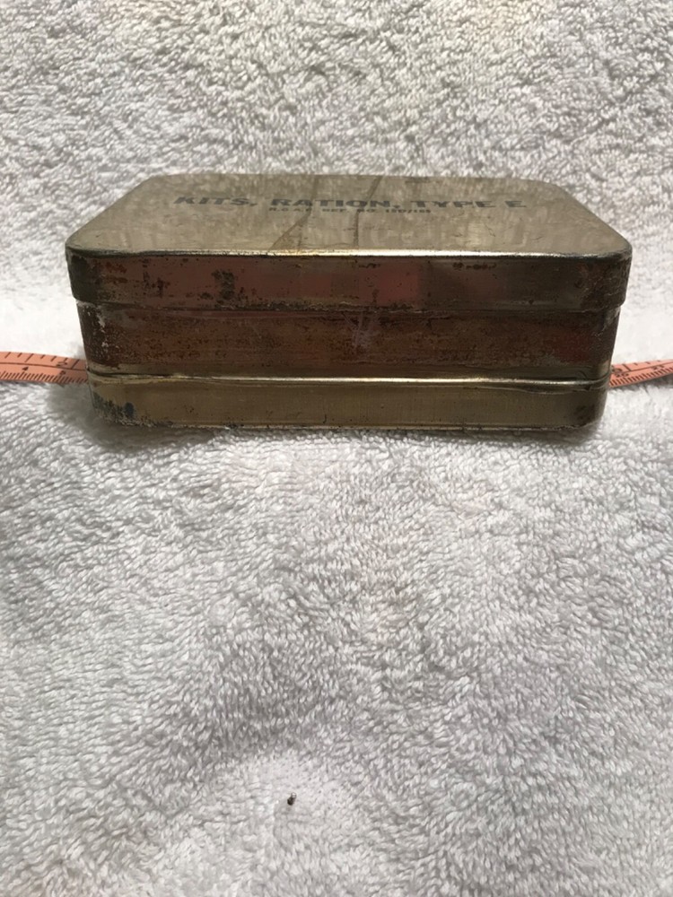 Kits, Ration, Type E RCAF Ref. No. 150/165 Tin