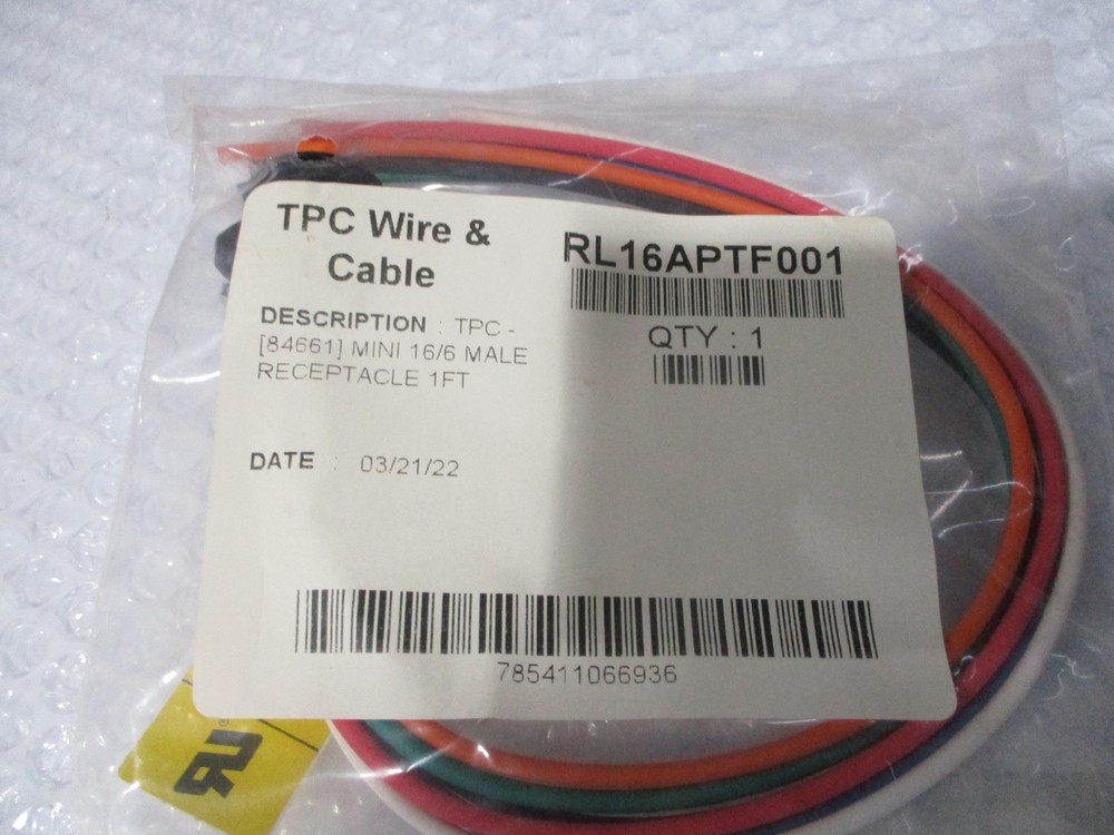 TPC WIRE & CABLE RL16APTF001 RECEPTACLE NSMP