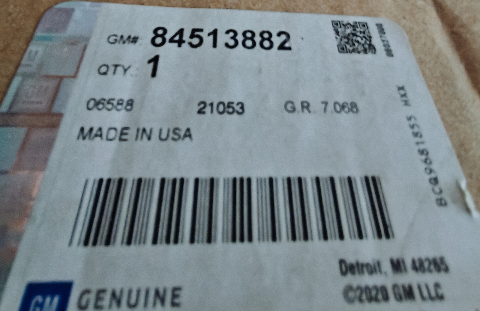 New GM 84513882 2020-2024 GMC Sierra HD Front Chrome Tow Hooks Genuine OEM