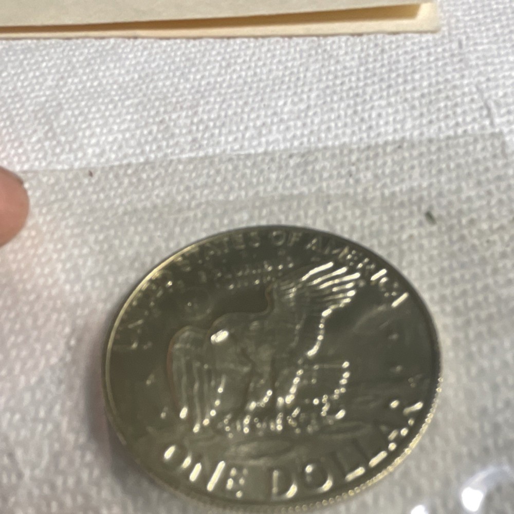 1973 S Eisenhower Uncirculated Silver Dollar - Original Packaging