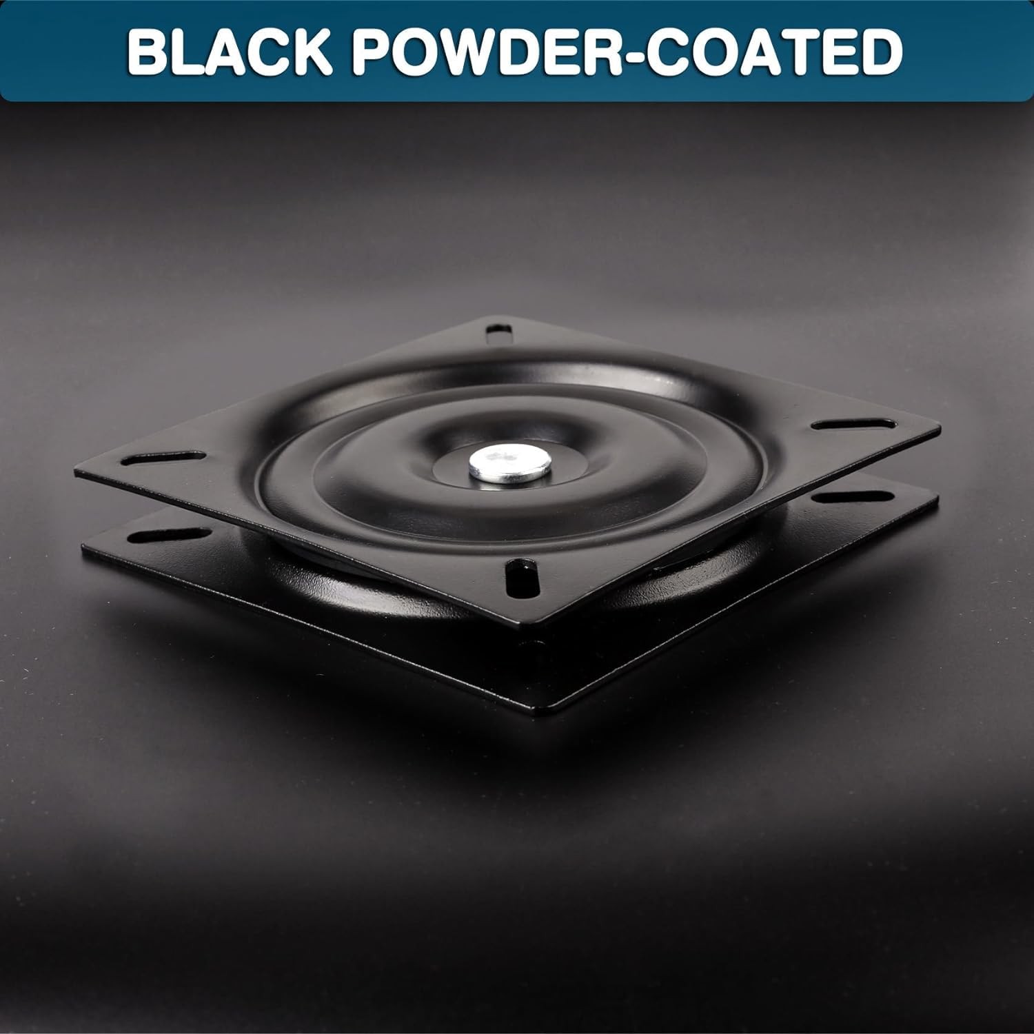 Bar Stool Swivel Plate Replacement, Square Mechanism for BLACK