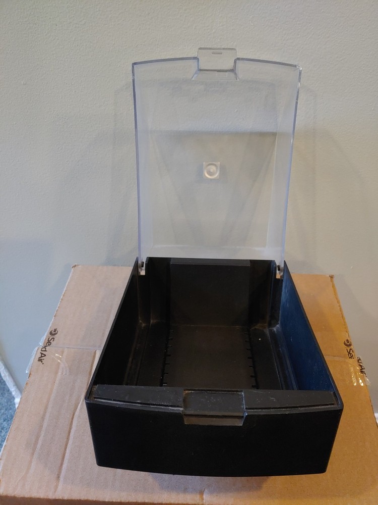 Ring King 8" X 6" Disk Diskette Storage Holder Case plastic floppy disc storage