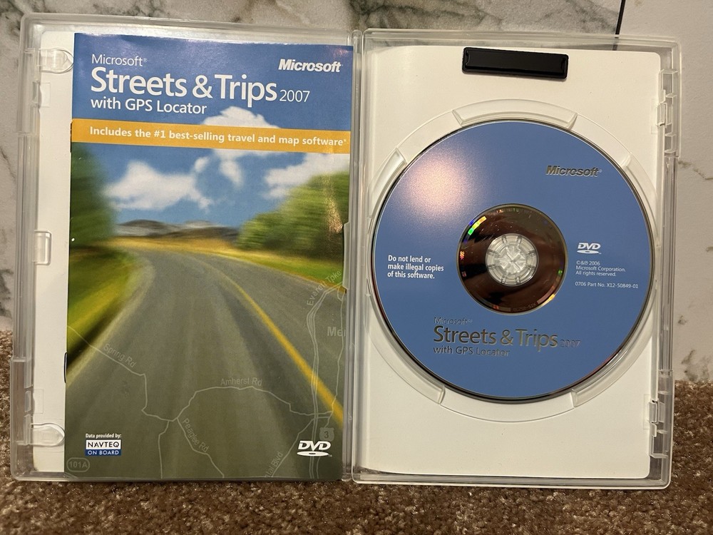 Microsoft Streets and Trips 2007 slim