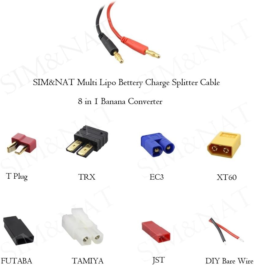 Lightweight Octopus Charging Harness for RC Batteries - Multi-Adapter System