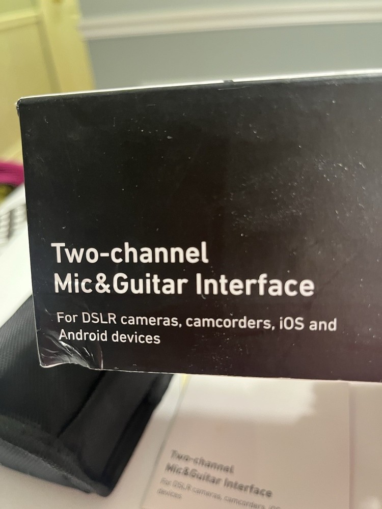 Saramonic SmartRig+ Two-Channel Mic Guitar Interface Recording IOS Android Test