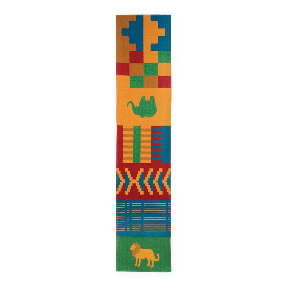 Kaplan Early Learning Colorful Decorative African Runner