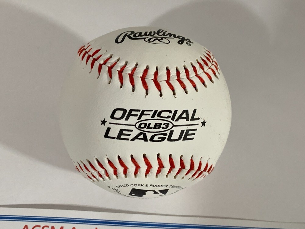 Dan Uggla Signed Rawlings Baseball Authenticated by ACSM Authentic Memorabilia