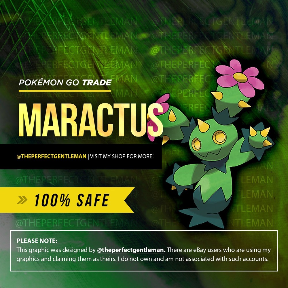 Maractus Pokemon #556 GO
