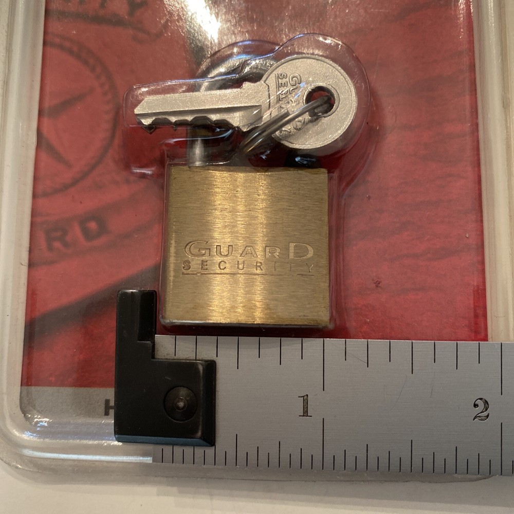 Guard Security Rust Proof Solid Brass Locks w/ Keys 622 - Lot 3 - New In Package