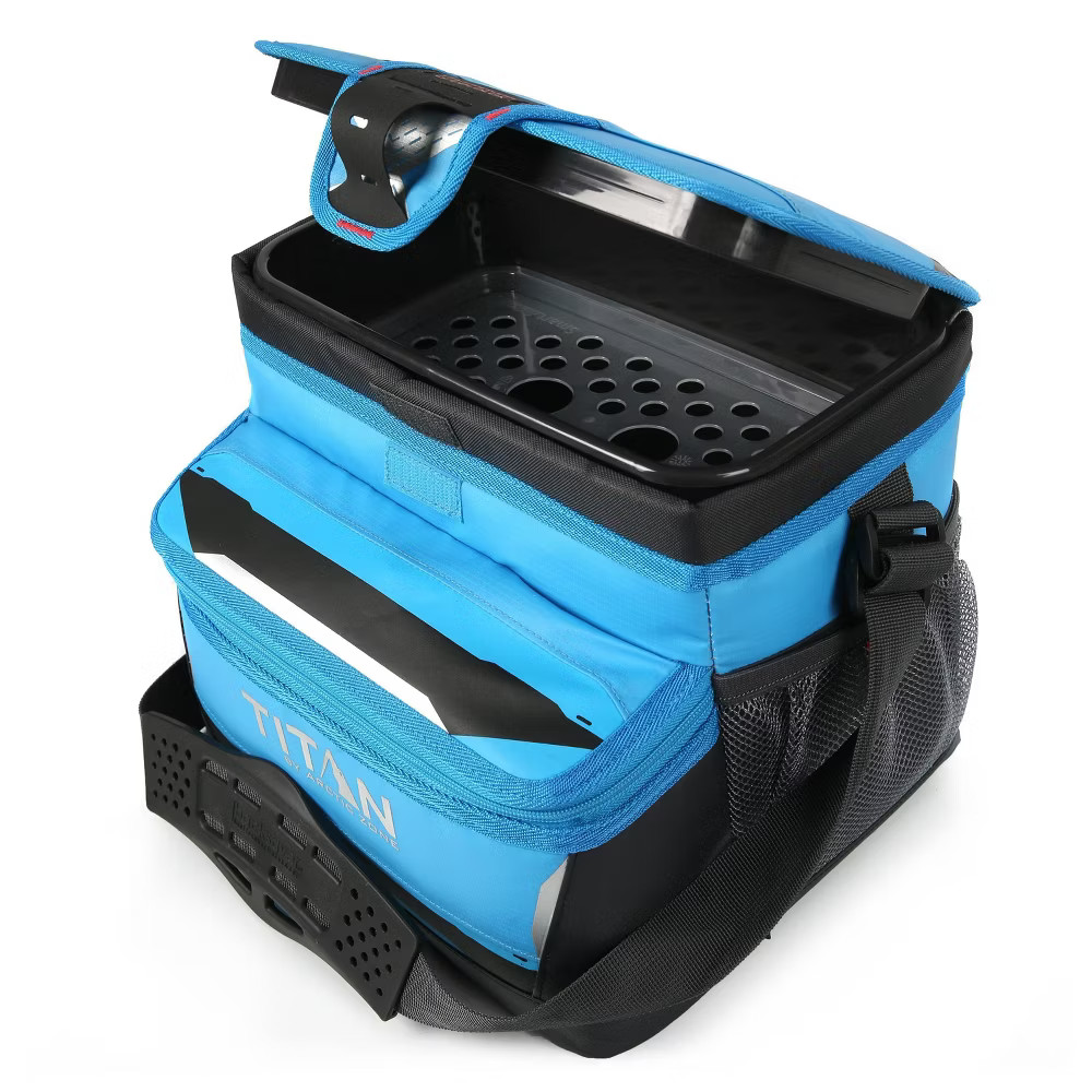 Titan by Arctic Zone 16 Can Zipperless Soft Sided Cooler - Blue