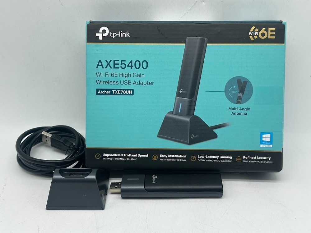 TP-Link AXE5400 WiFi 6E USB Adapter for Desktop PC (Archer TXE70UH)