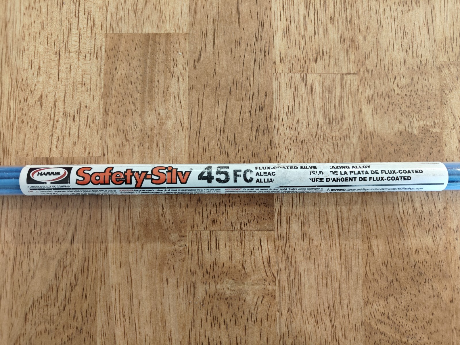 Safety-Silv 45% Blue Flux Coated Safety-Silv High-Silver Solder 4 Oz (Pack of 9