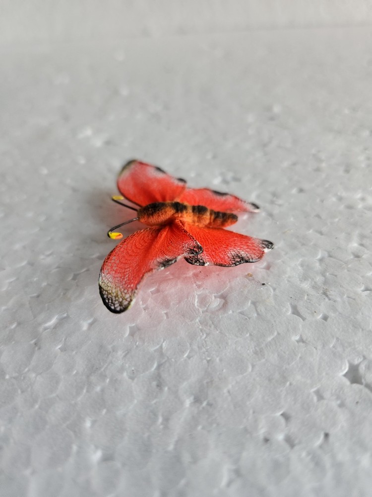 Butterfly Pin • Bright Orange