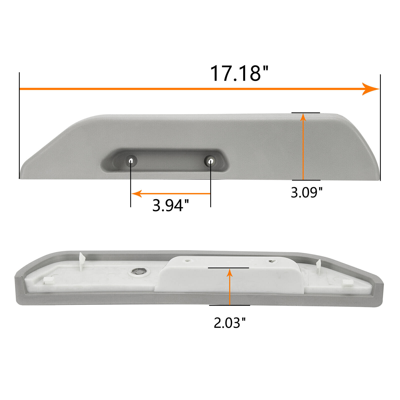 Front LH & RH Door Armrest For 88-94 90 Chevy GMC C1500 C2500 C3500 K1500 K2500