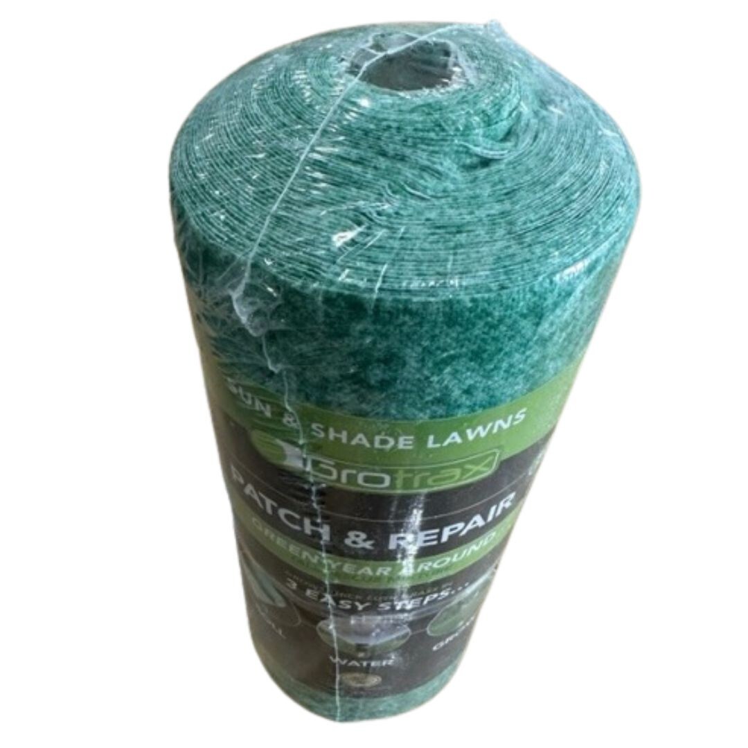 12PK - Biodegradable Grass Seed Mat, Year Round Green - 50 Sq Ft Quick Fix Rolls