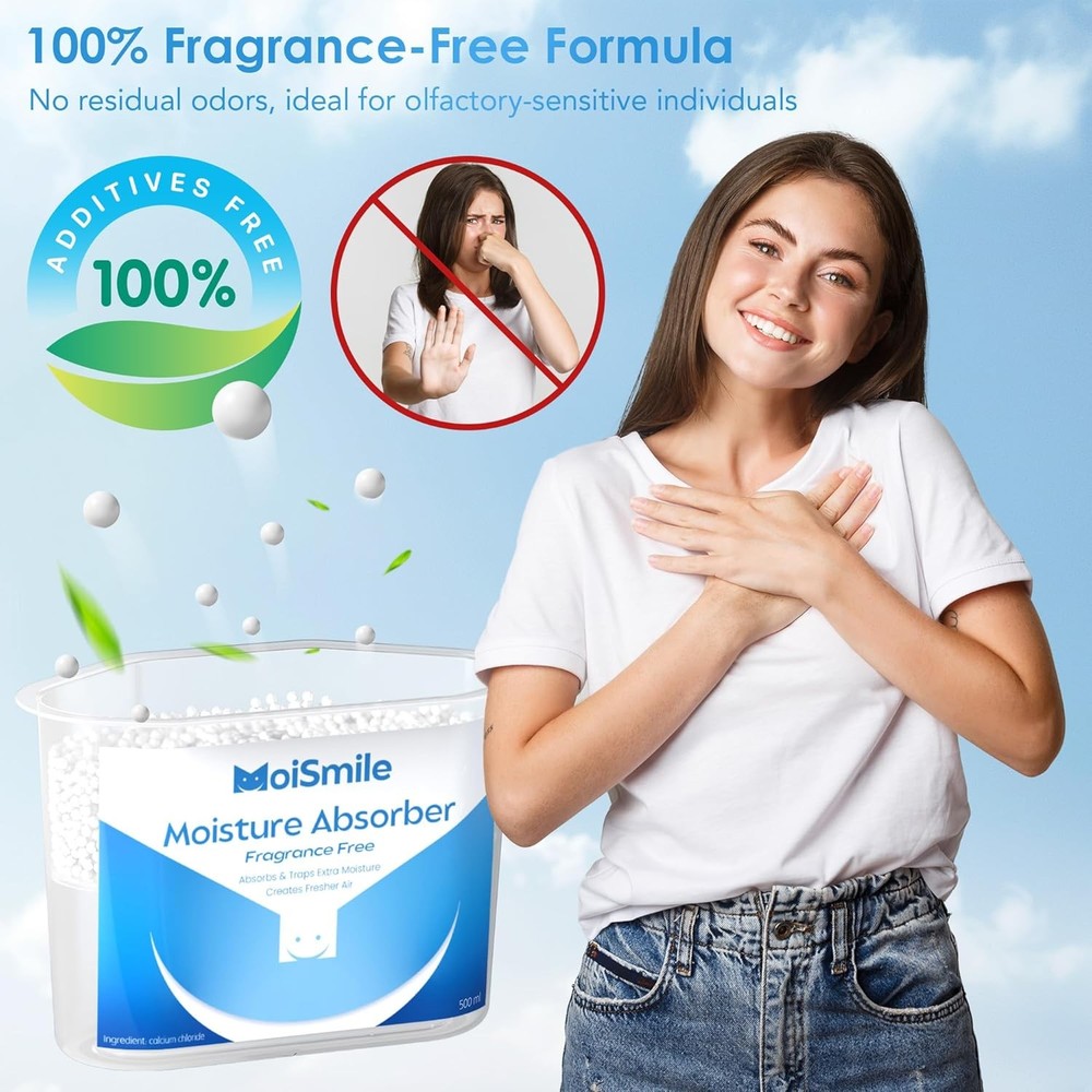 Moisture Absorbers, Efficient Humidity Absorber ＆ Odor Eliminator Boxes, Refil