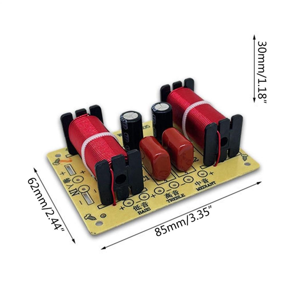 3 Way Speaker Frequency Divider 150W Hi-Fi Crossover Filter Module Board