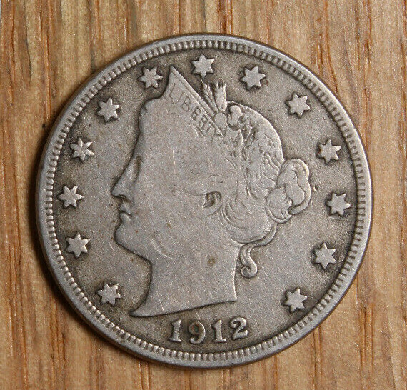 1912 D Liberty "V" Nickel - VG - Very Good