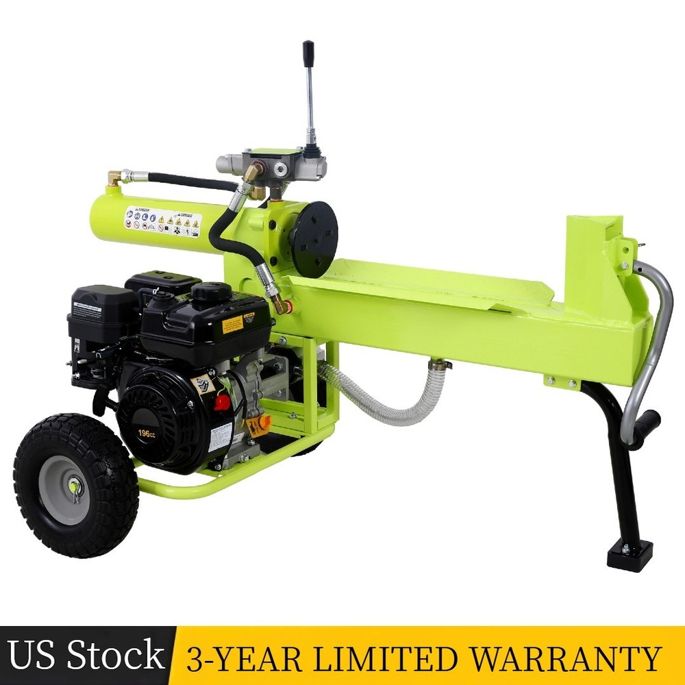 20Ton Portable Log Splitter Firewood Splitting Auto Return Ram System 7HP Engine