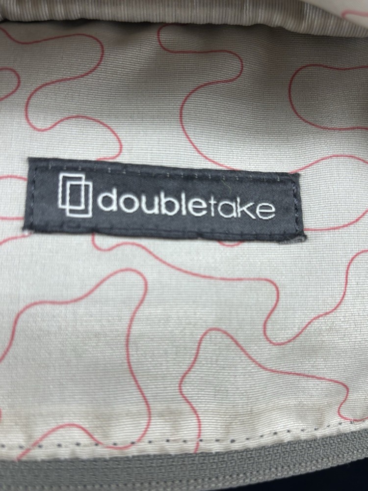 Doubletake Gray Melbourne Backpack Tennis Waterproof Pocket Adjustable Strap