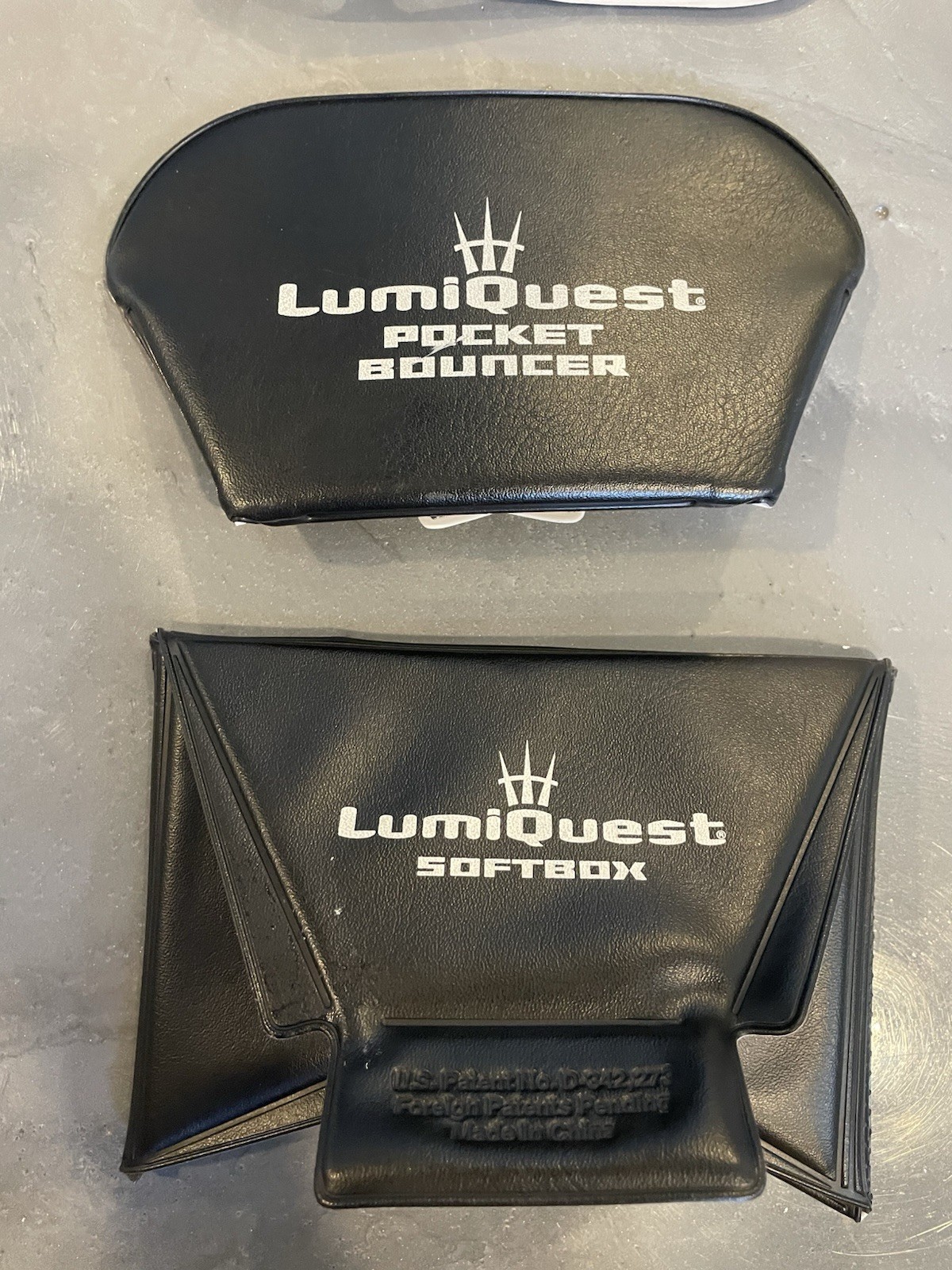 LumiQuest Lot of 3 Softbox, Pocket Bouncer, 80-20 Light Diffuser Photography