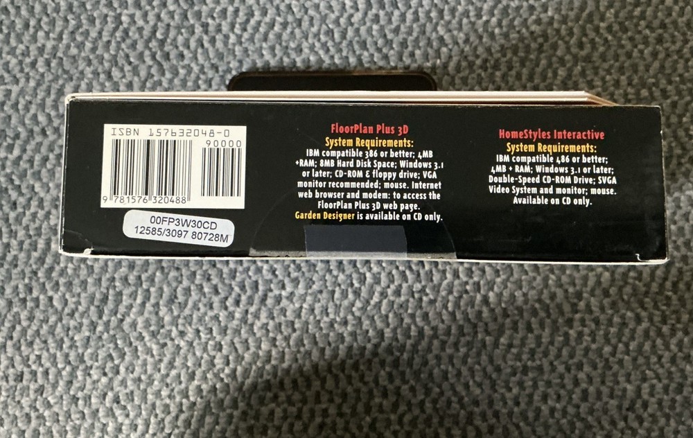 IMSI FloorPlan Plus 3D Garden Designer PC Software. CD’s & Floopy disk