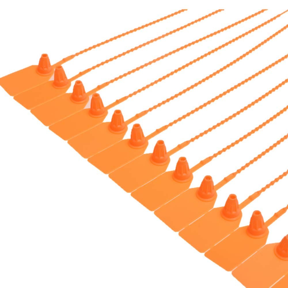 Tamper Proof Plastic Security Seals Self Locking Numbered 100 Pack