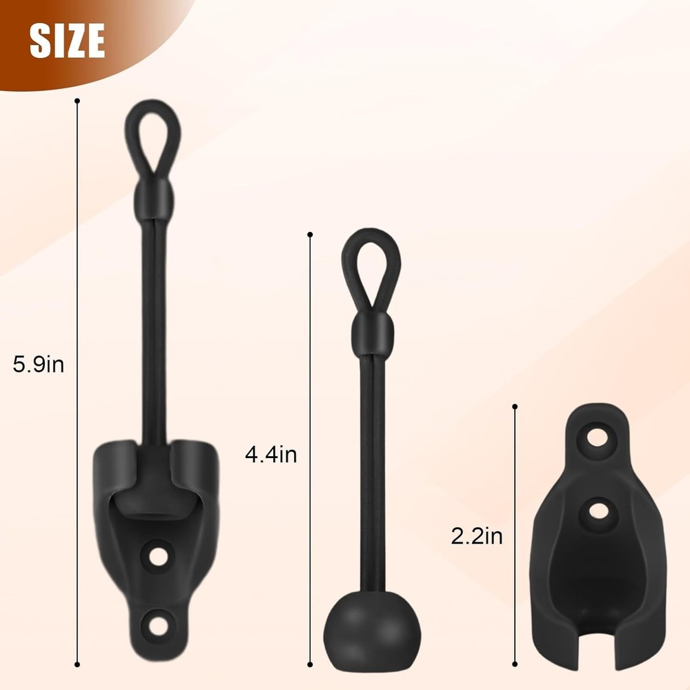 Coolaroo Replacement Part Roller Shade Hardware Bungee Kit and End Cap Tie Do...