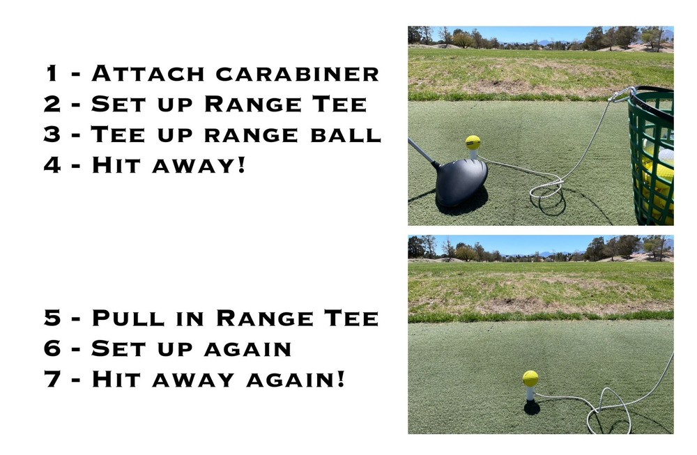 Big Dog Range Tee - hit Driver from any Range Mat